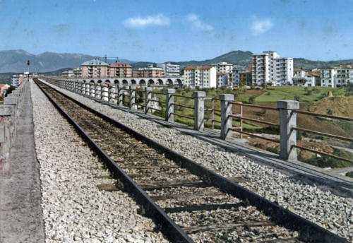 Isernia, veduta da sopra il viadotto Santo Spirito