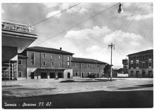 Isernia, stazione ferroviaria, anni 70