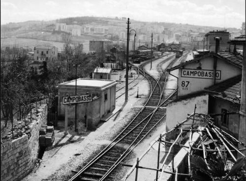 Campobasso, Anni 70, veduta Stazione lato Termoli