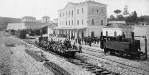 Campobasso, fine 800 Stazione in costruzione