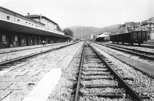 Isernia, stazione ferroviaria, anni 70