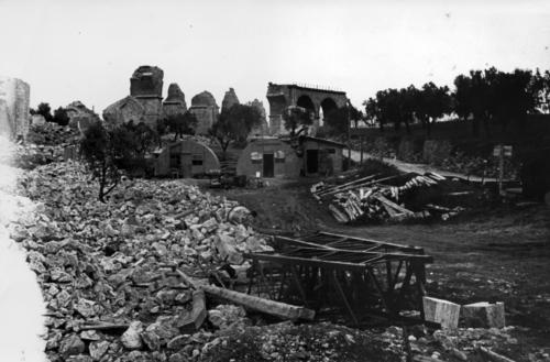 Isernia, viadotto Santo Spirito dopo il bombardamento del 10 settembre 1943