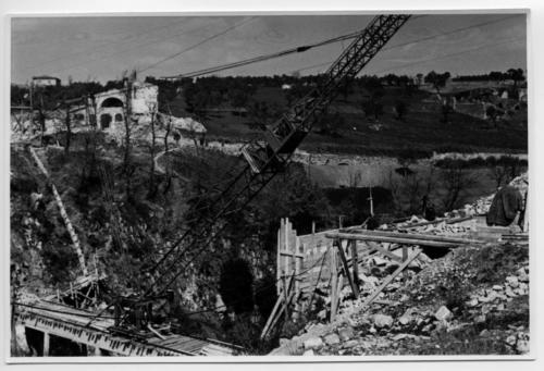 Isernia, viadotto Santo Spirito in fase di ricostruzione