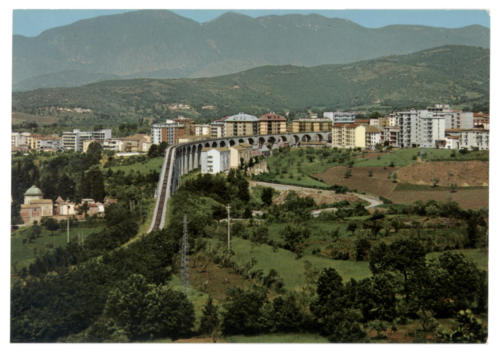 Isernia, 1970 circa, veduta viadotto Santo Spirito